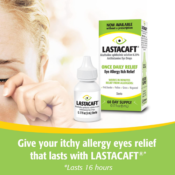 Lastacaft Eye Allergy Itch Relief Drops $15.45 (Reg. $22) | Use Once Daily,...