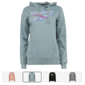 Reebok Women's Vector Fleece Pullover Hoodie $14.99 (Reg. $60) | 4 Colors...