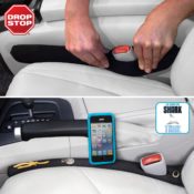 Today Only! Set of 2 Drop Stops - The Original Patented Car Seat Gap Filler...