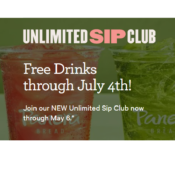 Get Free Drinks Every Day At Panera! Sign Up Now!