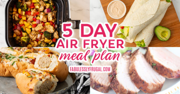 5 day air fryer meal plan