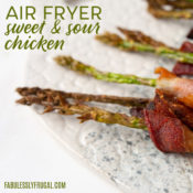 bacon and asparagus in the air fryer