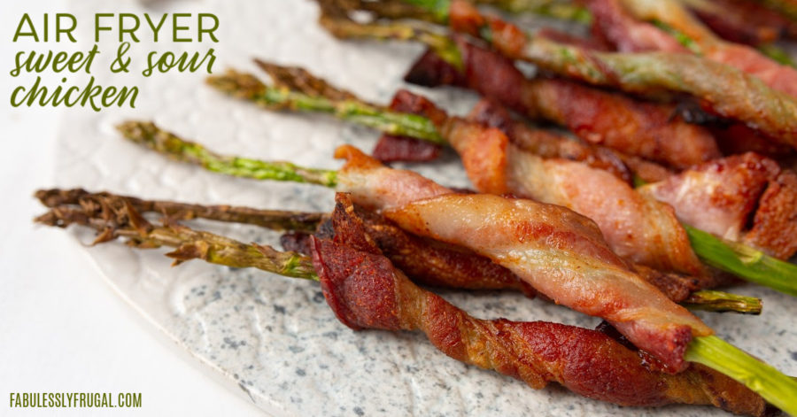 bacon and asparagus in the air fryer