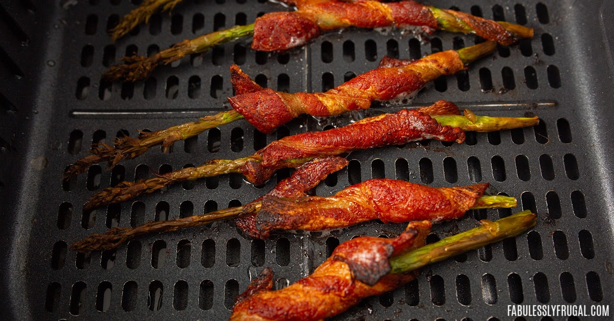 bacon wrapped asparagus is ready in less than 30 minutes