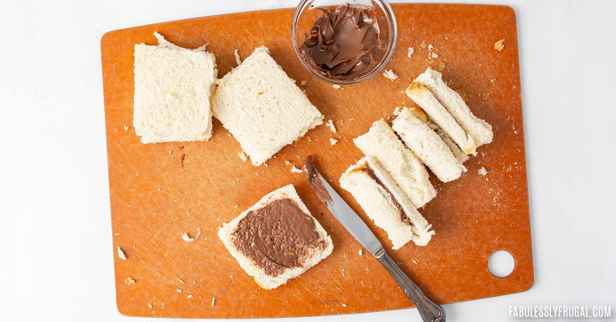 how to make french toast roll ups with nutella