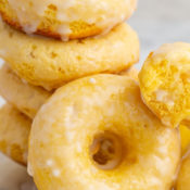 air fryer lemon donuts