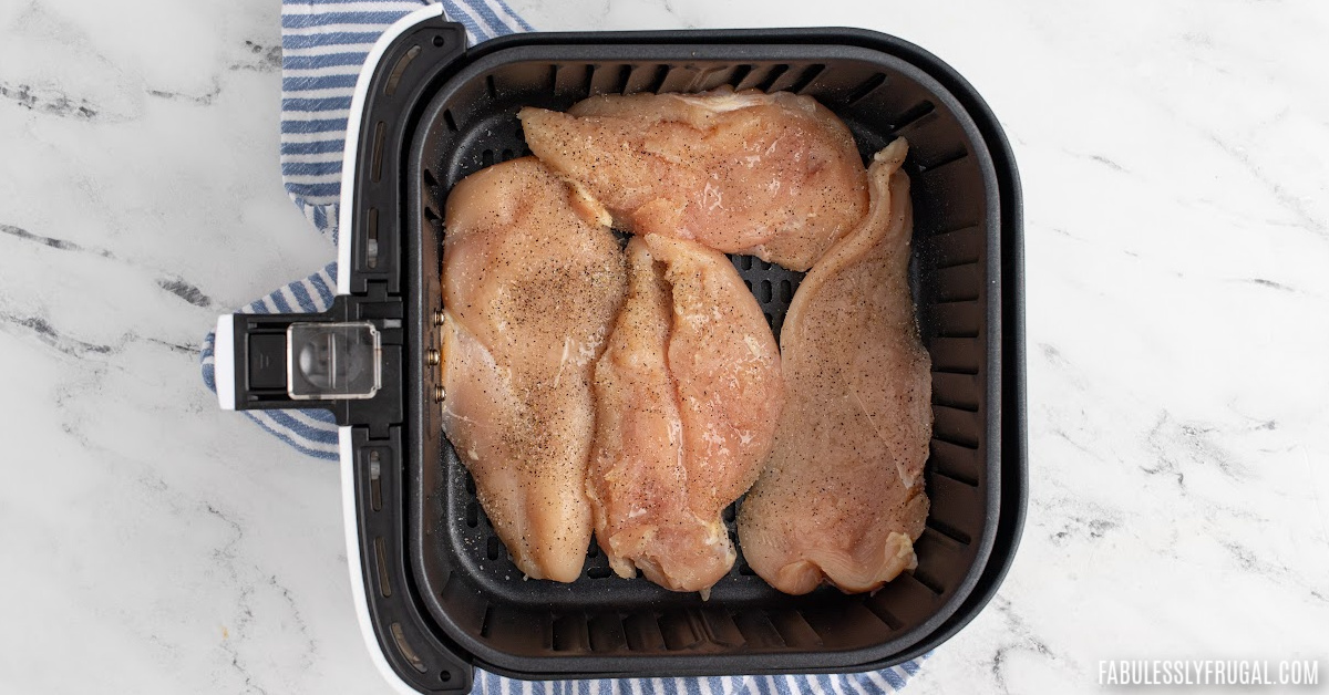 how to air fry chicken