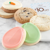 Cheryl's Cookies 6-Piece Easter Cookie Sampler + $10 Reward Card $9.99+...