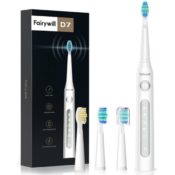 Fairywill Sonic Electric Toothbrush with 4 Brush Heads $15.90 (Reg. $89.95)...