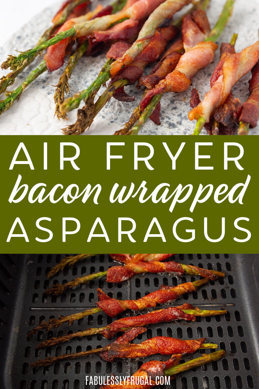 air fryer bacon wrapped asparagus