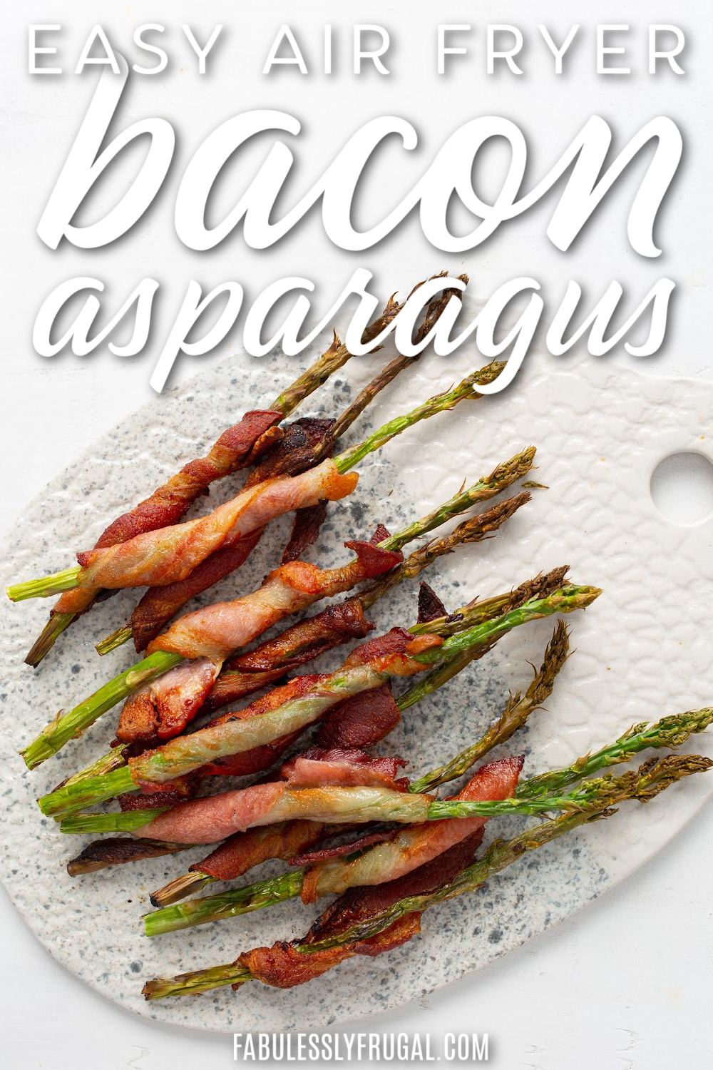 easy air fryer bacon asparagus