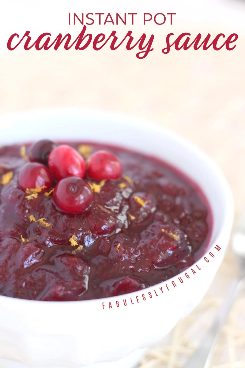 How to make cranberry sauce in instant pot