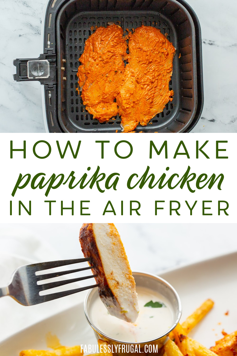 how to make paprika chicken in the air fryer