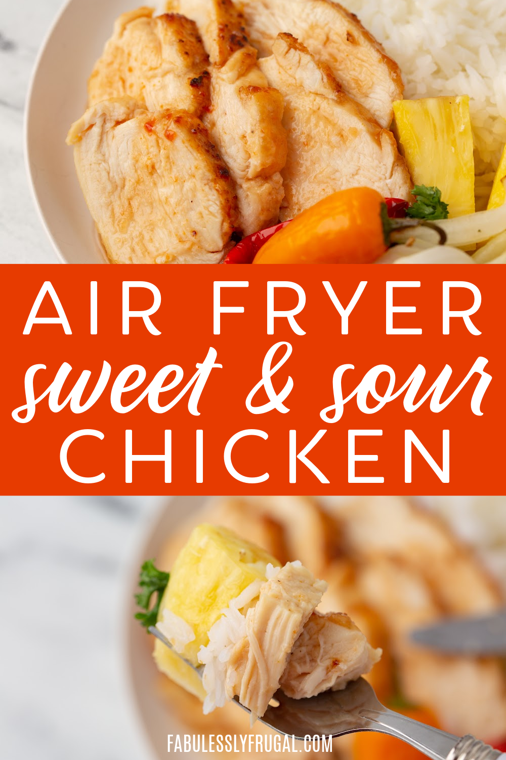 air fryer sweet and sour chicken