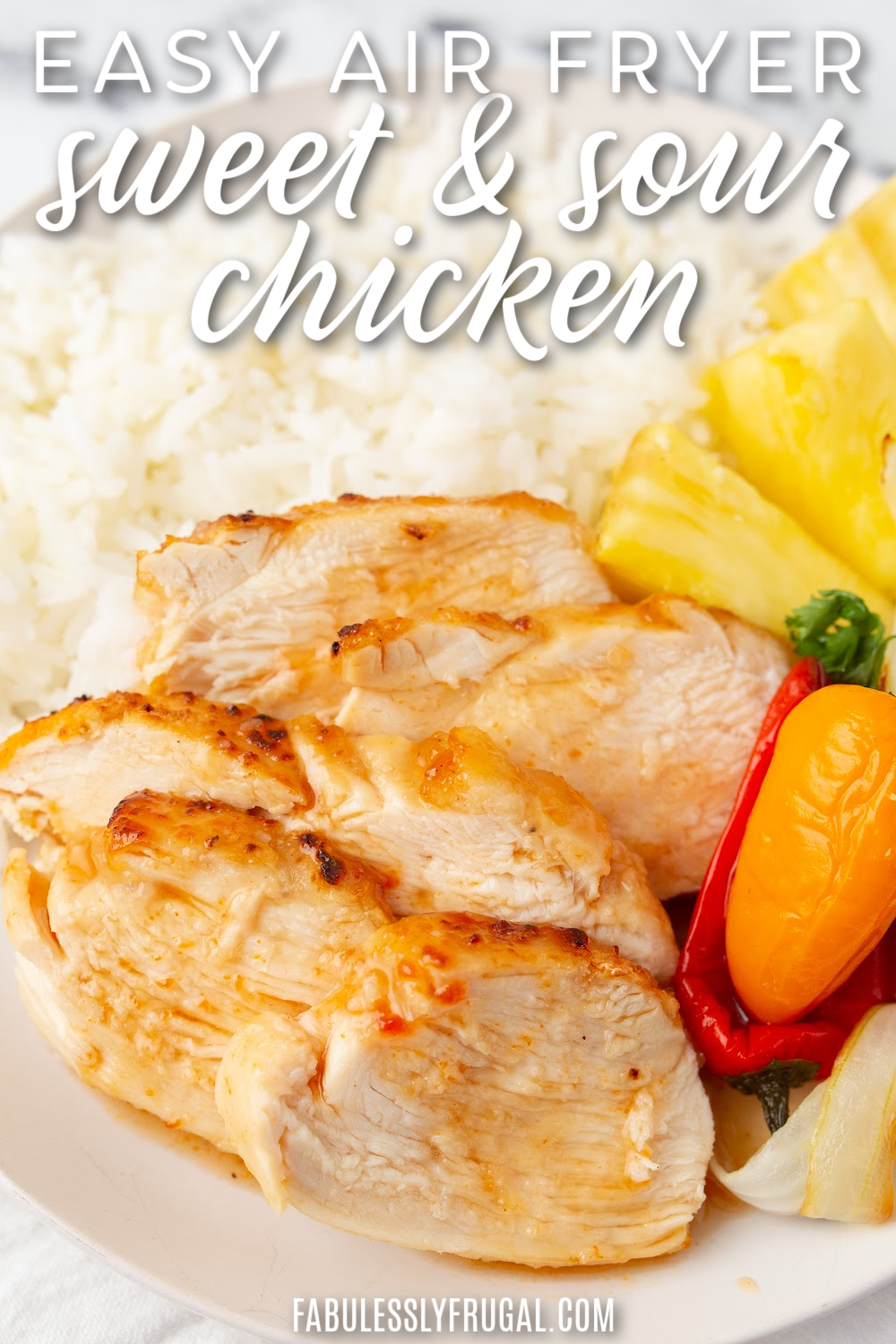 easy air fryer sweet and sour chicken