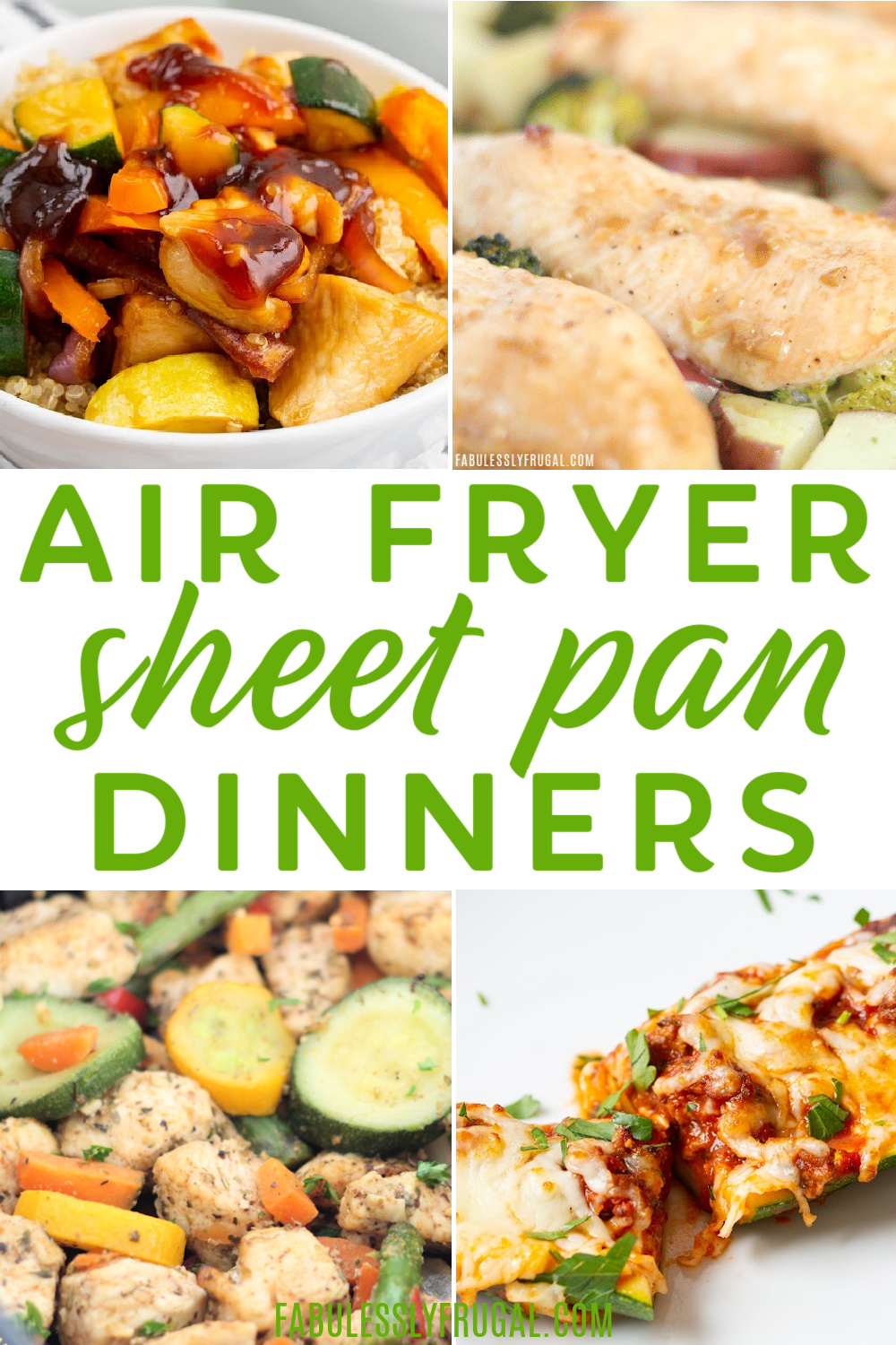 air fryer sheet pan dinners