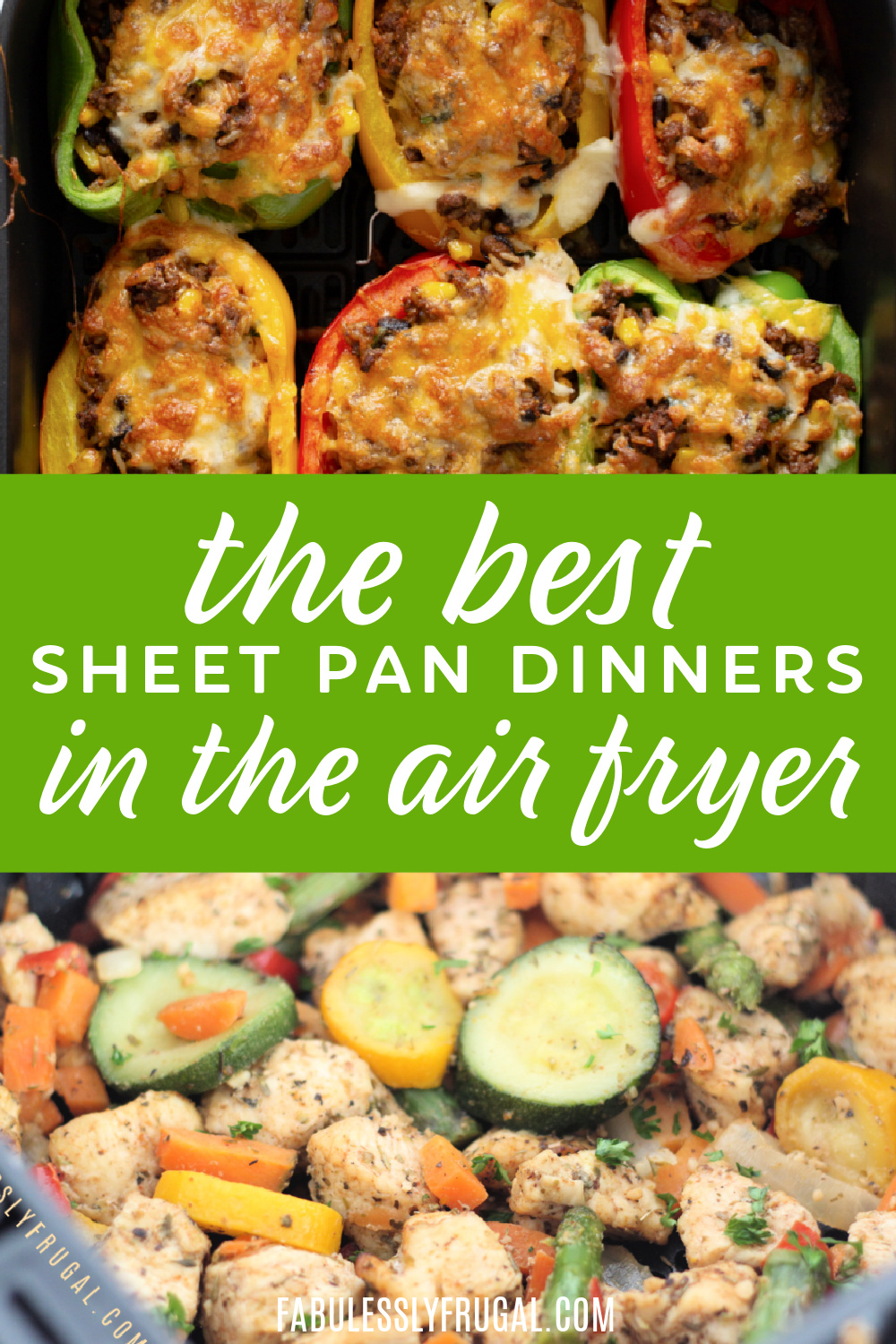 the best sheet pan dinners in the air fryer