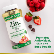 120-Count Nature’s Bounty Zinc Mixed Berry Gummies as low as $4.03 Shipped...