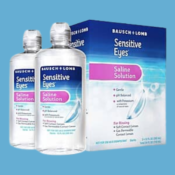 2-Pack Bausch + Lomb Sensitive Eyes Contact Lens Solution as low as $3.60...