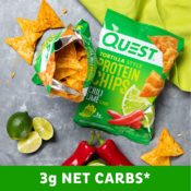 24 Bags Quest Nutrition Tortilla Protein Chips as low as $33.62 Shipped...