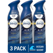 3-Pack Febreze Air Freshener Spray, Ocean as low as $7.66 Shipped Free...