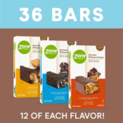 36 Variety Pack Zone PERFECT Protein Bars as low as $25.34 Shipped Free...