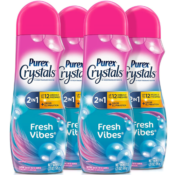 4-Count Purex Purex Crystals in-wash Fragrance and Scent Booster Fresh...