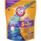 42 Count Arm & Hammer Plus OxiClean With Odor Blasters 5-IN-1 Power...