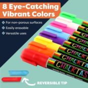 8 Pack Liquid Chalk Markers as low as $7.83 Shipped Free (Reg. $12) - 10K+...