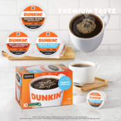 60-Count Dunkin' Coffee Keurig K-Cup Pods, Best Seller Variety Pack as...