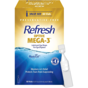 60-Count Refresh Optive Mega-3 Single-Use Lubricant Eye Drops as low as...
