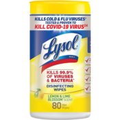 80-Count Lysol Multi-Surface Antibacterial Disinfectant Cleaning Wipes...