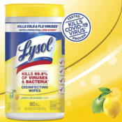 320 Count Lysol Disinfecting Wipes (Lemon & Lime Blossom) as low as...