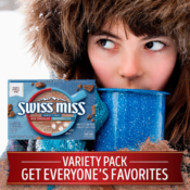 96-Count Swiss Miss Hot Cocoa Mix Variety Pack as low as $11.42 Shipped...