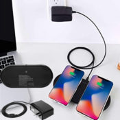 AmazonBasics Qi 10W Dual Wireless Charging Pad $14.99 (Reg. $34.99) | AC...