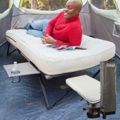Coleman Camping Cot Air Mattress w/ Pump & Side Table, Twin $120 Shipped...