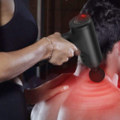Deep Tissue Massage Gun with 4x Massage Heads $20 After Code (Reg. $39.99)...