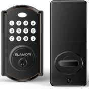 Elamor Door Smart Lock with Keypad $44.99 Shipped Free (Reg. $90) - One...