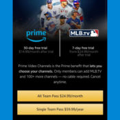 FREE 7-Day Trial of MLB.TV + $69.99 for a Season's Subscription (Reg. $139.99)