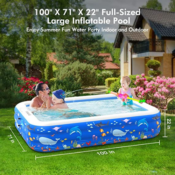 Inflatable Swimming Pool $36.92 Shipped Free (Reg. $100) - FAB Ratings!...