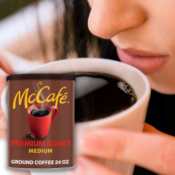 McCafe Premium Medium Roast Canister 24 oz Ground Coffee as low as $5.25...