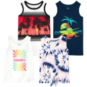 The Children’s Place Toddler and Kid’s Tank Tops from $2.99 Shipped...
