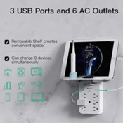 Wall Outlet Extender and Surge Protector $11.82 After Code (Reg. $19) -...