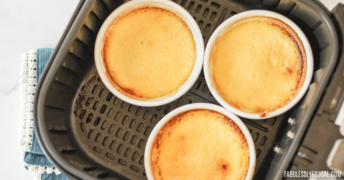 when is creme brulee done cooking?