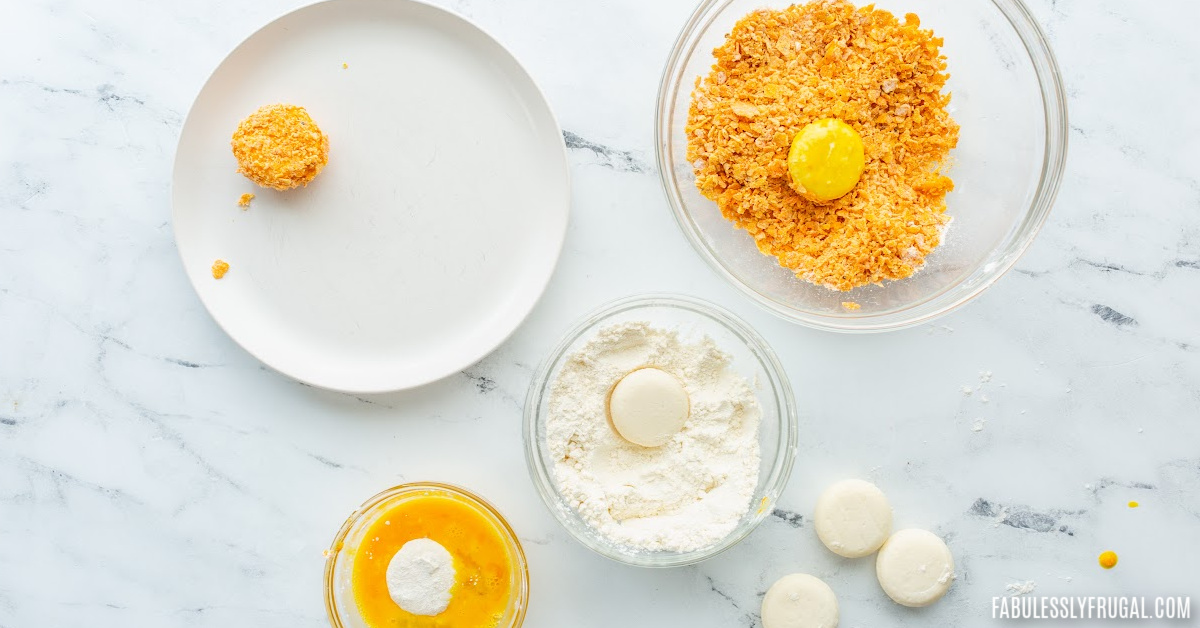 how to make dorito cheese bites
