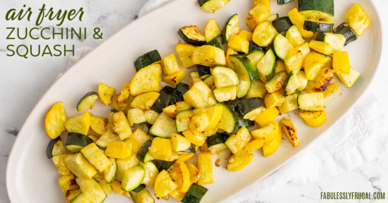 The 80 Easiest Air Fryer Recipes You Can Make Quickly   Air Fryer Zucchini And Squash 1 768x402 