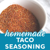 homemade taco seasoning