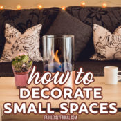 how to decorate small spaces