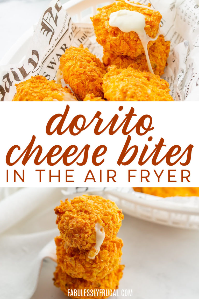 Easy Air Fryer Snack Idea Dorito Crusted Babybel Cheese Bites Recipe
