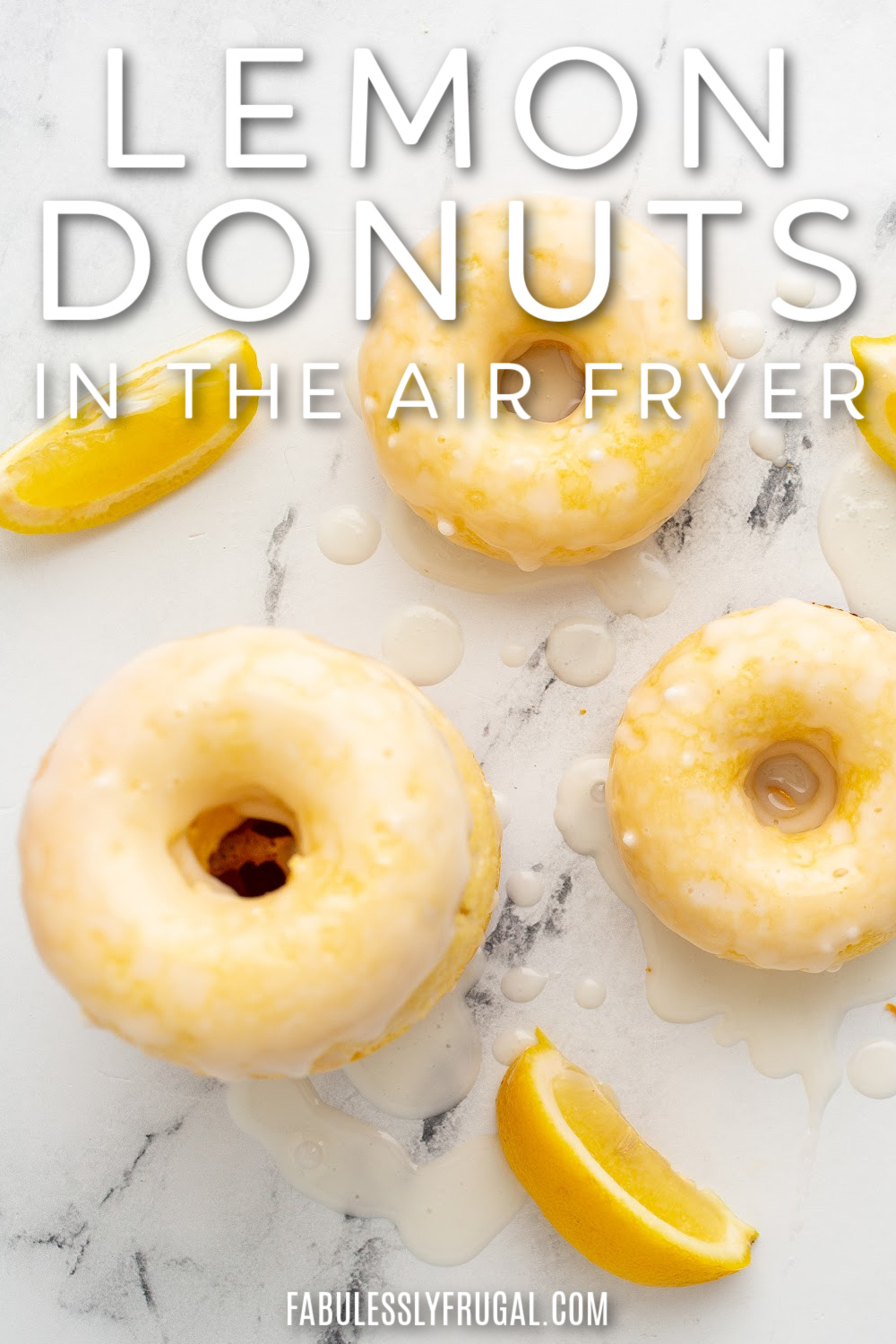 lemon donuts in the air fryer